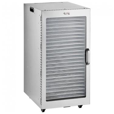 Imagem de Desidratador de Alimentos Avantco LT93 Inox com Porta de Vidro - 120V, 1600W, 24 Bandejas
