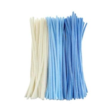 Imagem de Kit De Artesanato DIY Com Limpadores De Cachimbo Em Formato De Flor Az