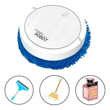 Imagem de Robô De Limpeza Automático Passa Pano Recarregável - Aspirador E Esfregão Silencioso Para Pisos, Bivolt