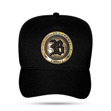 Imagem de Boné Blck Brasil Snapback Originally Holográfico -, Preto, Dourado, UN