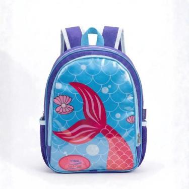 Imagem de Mochila Infantil Escolar Feminina Reforçada Menina Cristal Grande Juve