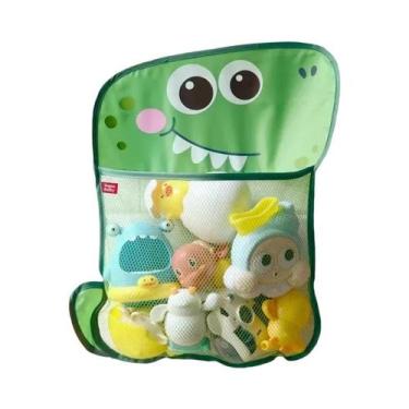 Imagem de Organizador De Brinquedos De Banho Para Bebês Em Forma De Dinossauro, 