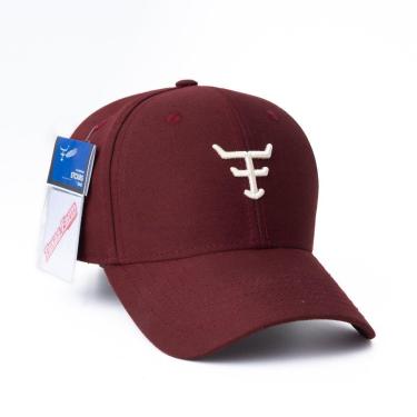 Imagem de BONE TEXAS FARM - STCKRS - TF1043 - VERMELHO VINHO ÚNICO-Unissex
