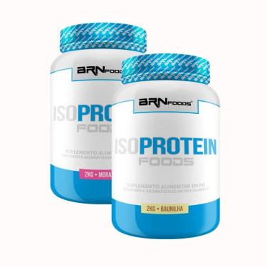 Imagem de Kit 2x Whey Iso Protein Foods 2kg - BRNFOODS-Unissex