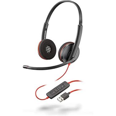 Imagem de Plantronics Headset Blackwire USB C3220 209745-101T, com fio