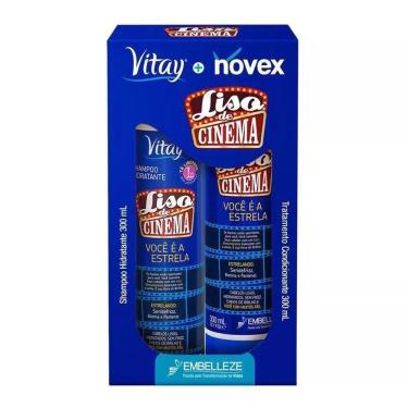 Imagem de Kit Shampoo 300ML + Condicionador 200ML Vitay Novex Liso de Cinema