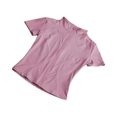 Imagem de Camisetas De Yoga Femininas De Secagem Rápida E Modeladoras, Alta Qual