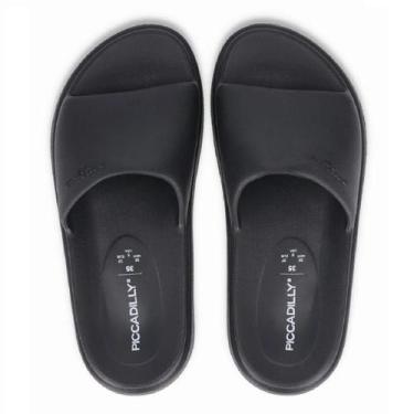 Imagem de Chinelo Piccadilly Super Leve Marshmallow Nuvem Impacto Conforto, Pret