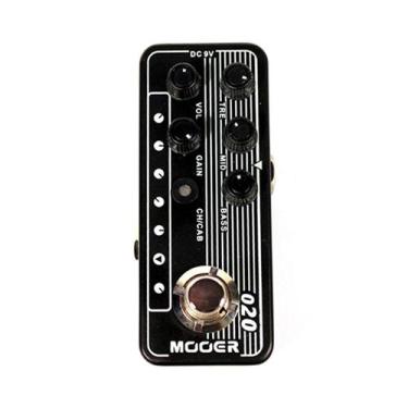 Imagem de Pedal PréAmplificador Mooer Blueno M020 para Guitarra Dois Canais EQ 3