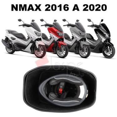 Imagem de Forração Yamaha Nmax Baú Forro Acessório Scooter Preto - Jaspe Ateliê,