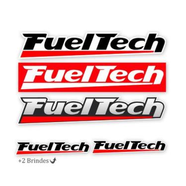 Imagem de Adesivos Fueltech Para Carro Turbo Aspro Rebaixado Tuning Som Automoti