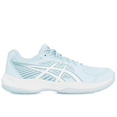 Imagem de Tênis Asics Court Slide 4 - Clay - Saibro - Azul Claro e Branco-Feminino