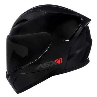 Imagem de Capacete ASX City Solid Brilho Preto/Grafite Tamanho 58/M