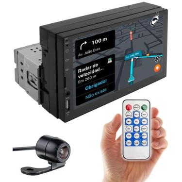 Imagem de Multimídia H-tech HT-2722 Carcaça 1 Din Tela 7" Polegadas Bluetooth Es