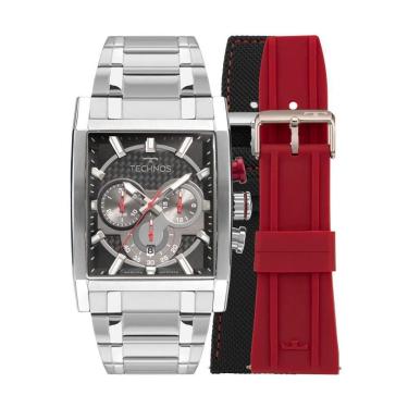 Imagem de Relógio Technos Masculino Ts Carbon Prata - JS25BBJ/T1P JS25BBJ/T1P-Unissex