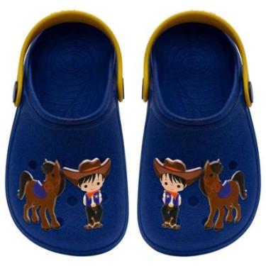 Imagem de Sandalia Babuche Infantil Nº 19 Ao 36 Chinelo Cowboy 12.113-Masculino
