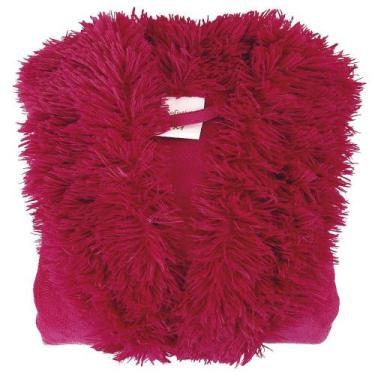 Imagem de Roupão Microfibra Gola Pelos Sofisticata Fucsia Tam GG - Atlântica