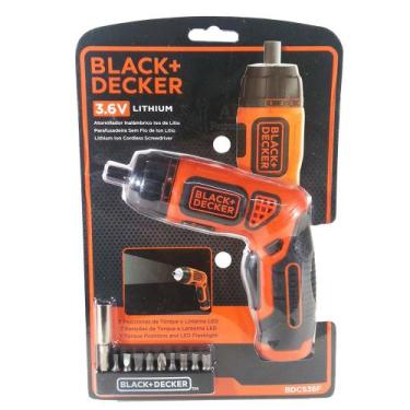 Imagem de Parafusadeira a Bateria 3.6V BDCS36F-BR Black Decker