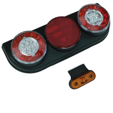 Imagem de Lanterna Traseira Posição/Freio 24V C/Balizador Esquerda - Multilight