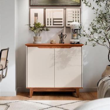 Imagem de Buffet 2 portas flow freijo/off white - ej moveis