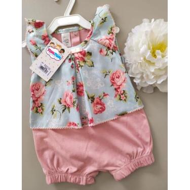 Imagem de Macacão curto Menina flores - Tumtum Baby , P