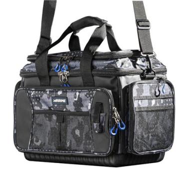 Imagem de Bolsa Pesca Marine Sports M-BP25C 30x50x30cm Com Caixa Nylon Resistent