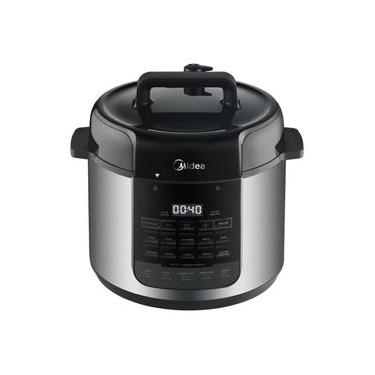 Imagem de Panela De Pressão Elétrica Midea Nutripro Inox 5L PP5MS1 110V