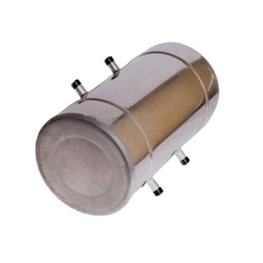 Imagem de Cilindro para Serpentina 60L 80x32cm para Aquecimento e Refrigeração em Aço Inox Rig Fundidos