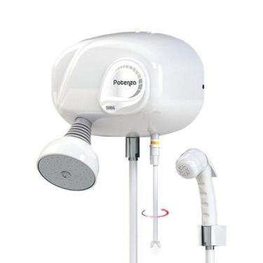 Imagem de Chuveiro Cardal Potenza Eletrônico Com Pressurizador Branco 220v (7800