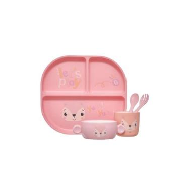 Imagem de Kit Refeição 5 Peças Infantil Fun Time Fisher Price - Pacific