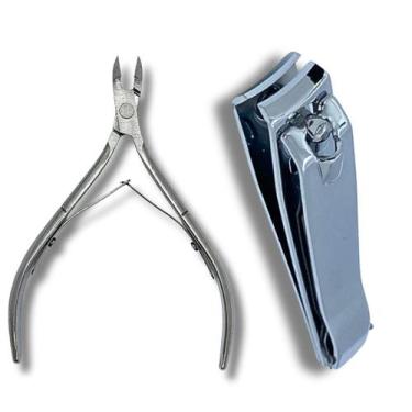 Imagem de Kit Unhas Perfeitas Alicate Cortador Profissional Manicure - GL Verdad