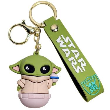 Imagem de Chaveiro com Boneco Yoda na base - Genérica