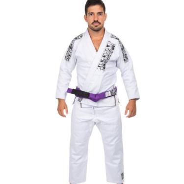 Imagem de Kimono Haganah Jiu - Jitsu Light Branco, A3, Branco