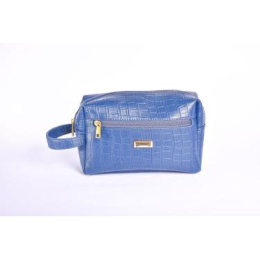 Imagem de Necessaire de mao em material sintético Acccouro, Azul escuro