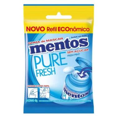 Imagem de Mentos pure fresh mint refil 56g perfetti
