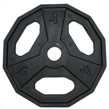 Imagem de Anilha Dectagonal de Ferro Fundido - 4Kg - RLM STORE