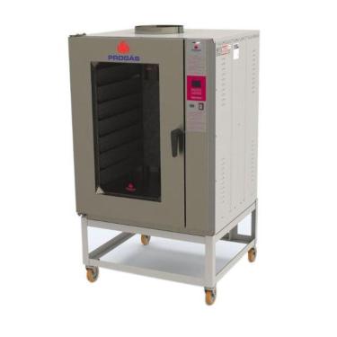 Imagem de Forno Turbo Elétrico Progás Elétrica PRP-8000 e Aço Carbono 8 Esteiras Controle de Vapor Cinza 220V