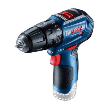 Imagem de Parafusadeira Furadeira Bosch para Uso Profissional GSB 12V-30 com Função Impacto e Luz LED 1300 RPM Amarelo 12V
