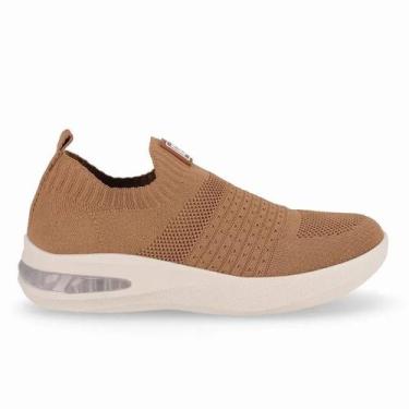 Imagem de Tênis Piccadilly Knit SoftStep 940009, 38, Mascavo