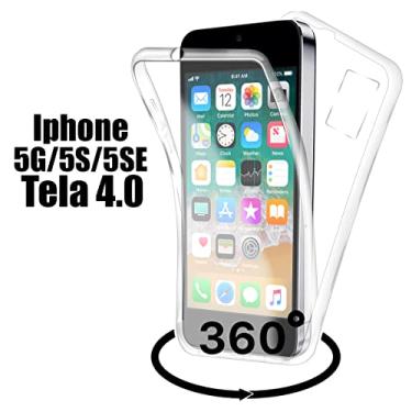 Imagem de Capa Case Capinha 360 Para IPhone 5 5G 4.0 Frente E Verso Impacto - Cell In Power25