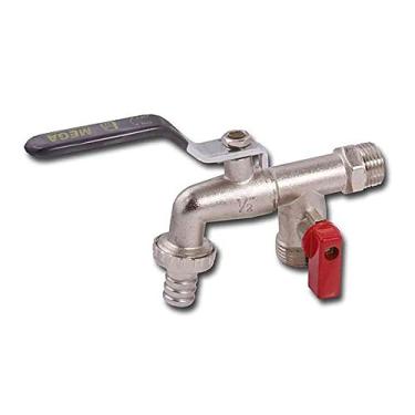 Imagem de Torneira Para Tanque Com Saída Para Maquina de Lavar E Mangueira Metal