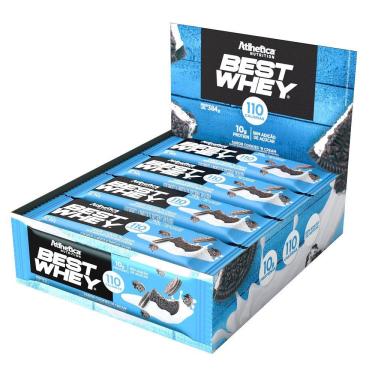 Imagem de Best Whey Bar Caixa 12x30g Atlhetica Nutrition Best Whey Bar Caixa 12x30g 