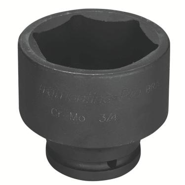 Imagem de Soquete de impacto sextavado em aço cromo molibdênio 2.1/4`` - Encaixe 3/4`` Tramontina