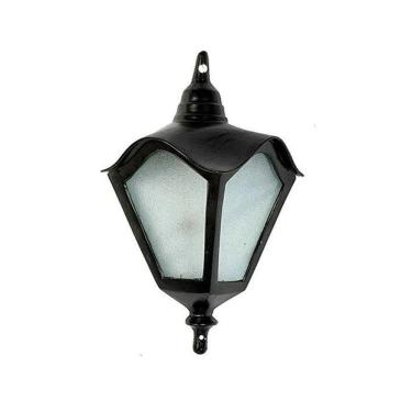 Imagem de Luminária Colonial Meia Cara Romana Menor Em Alumínio