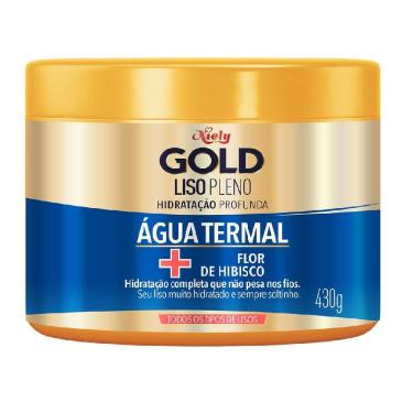 Imagem de Máscara Capilar Hidratação Profunda Niely Gold Liso Pleno 430g
