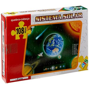 Imagem de Quebra Cabeça - Sistema Solar - 108 Peças, Nig, multicolor