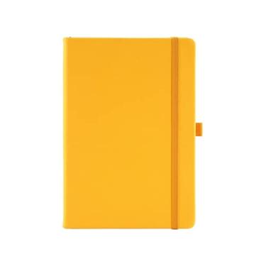 Imagem de Bloco de notas de capa dura 100 folhas, faculdade, mulheres, homens, escola, estudante, professor, bloco de notas, amarelo