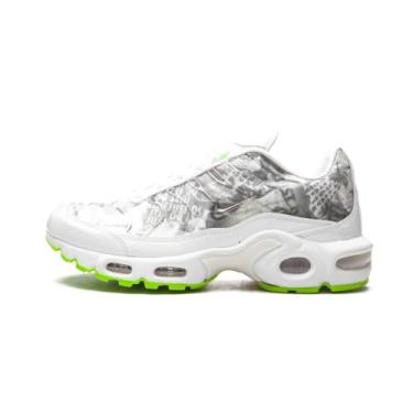 Imagem de Tênis de corrida feminino Nike Air Max Plus Lx Bq4803, White/White-black-electric Green, 6.5
