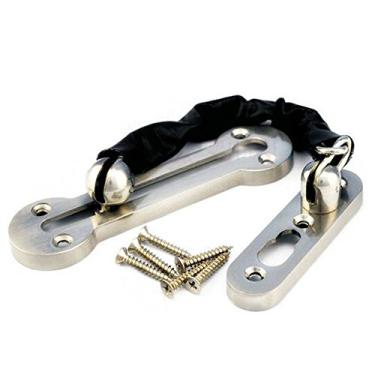 Imagem de AKOAK corrente de aço inoxidável espessa com trava de porta protetora de segurança