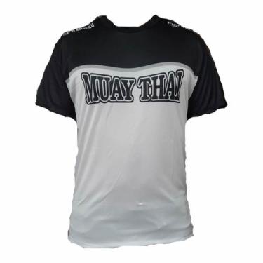 Imagem de Camisa Camiseta Muay Thai Nak Muay - Fb-2074 - Branca - Fight Brasil